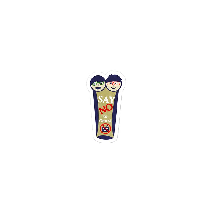 No to GenAI Sticker product image (1)