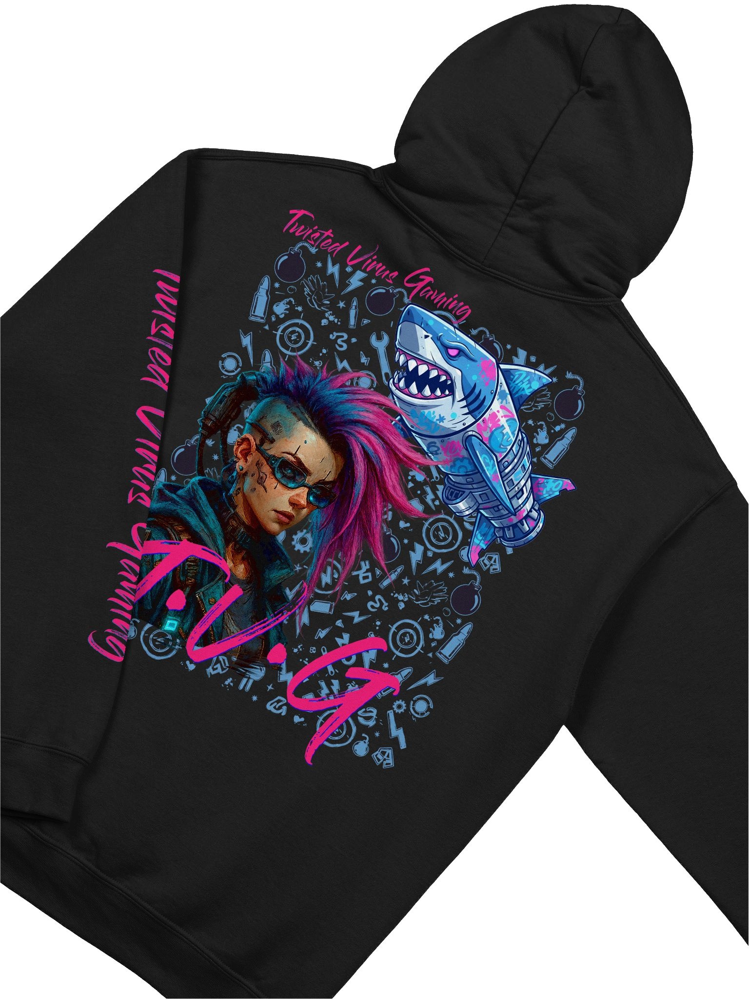 Twisted Viruis Jinx Style Hoodie product image (2)