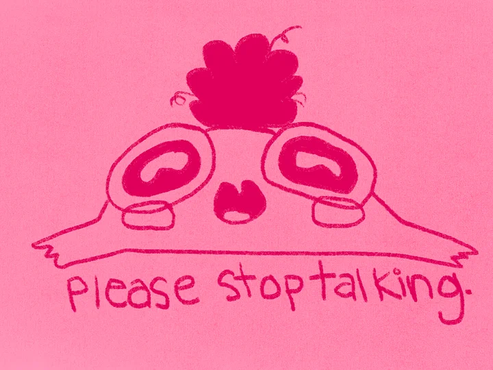 Please Stop Talking Hoodie product image (2)