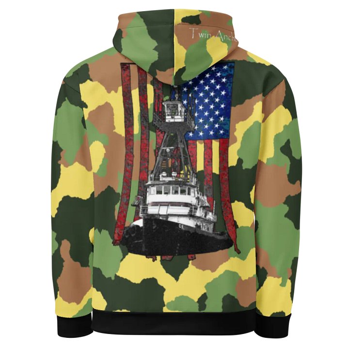 AF & Tug CE (Green Camouflage) – Performance Marine Wear | Twin Anchor Apparel North Current Line product image (1)