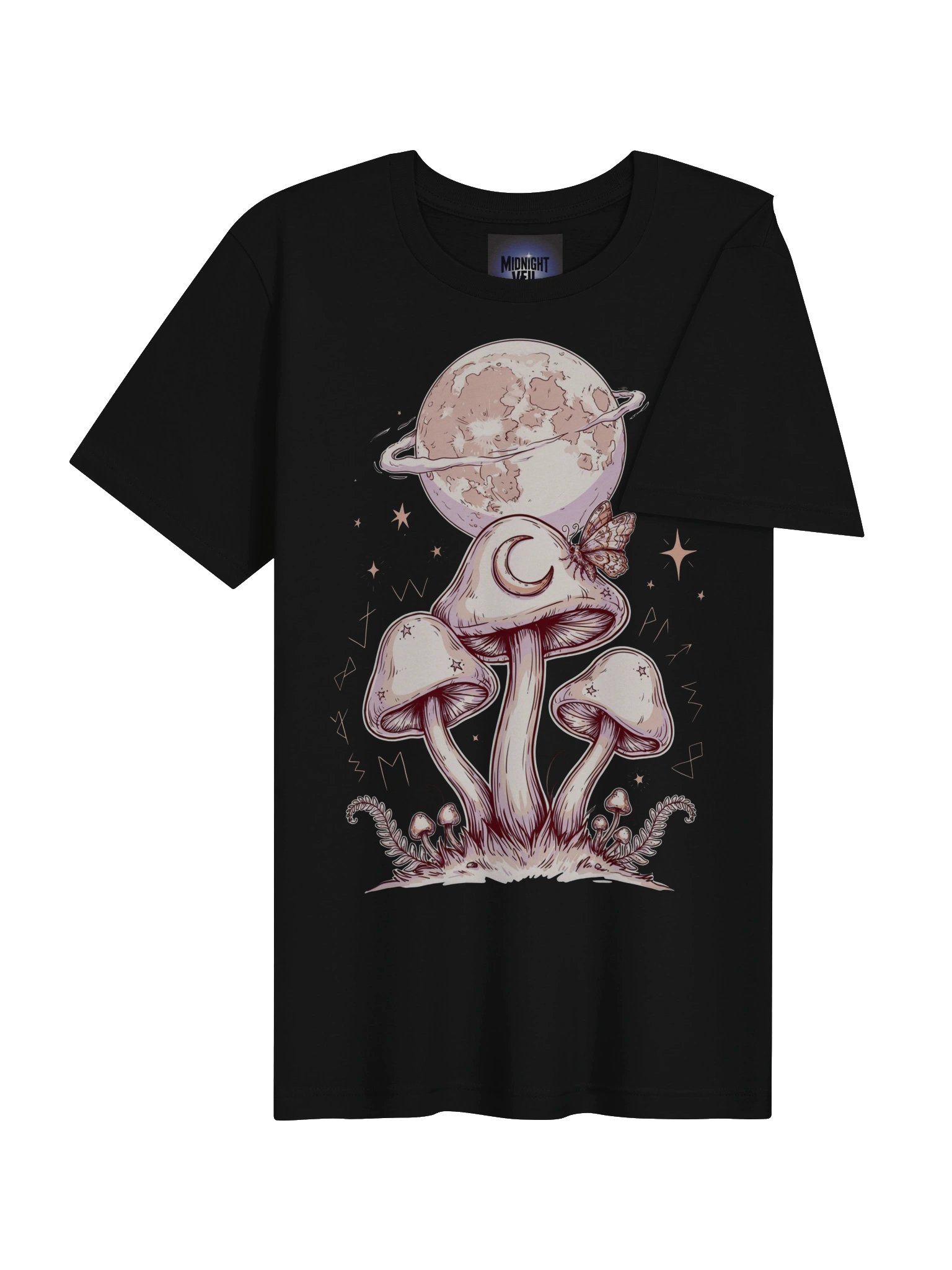 Dreamy Mushroom Moon T-Shirt product image (38)