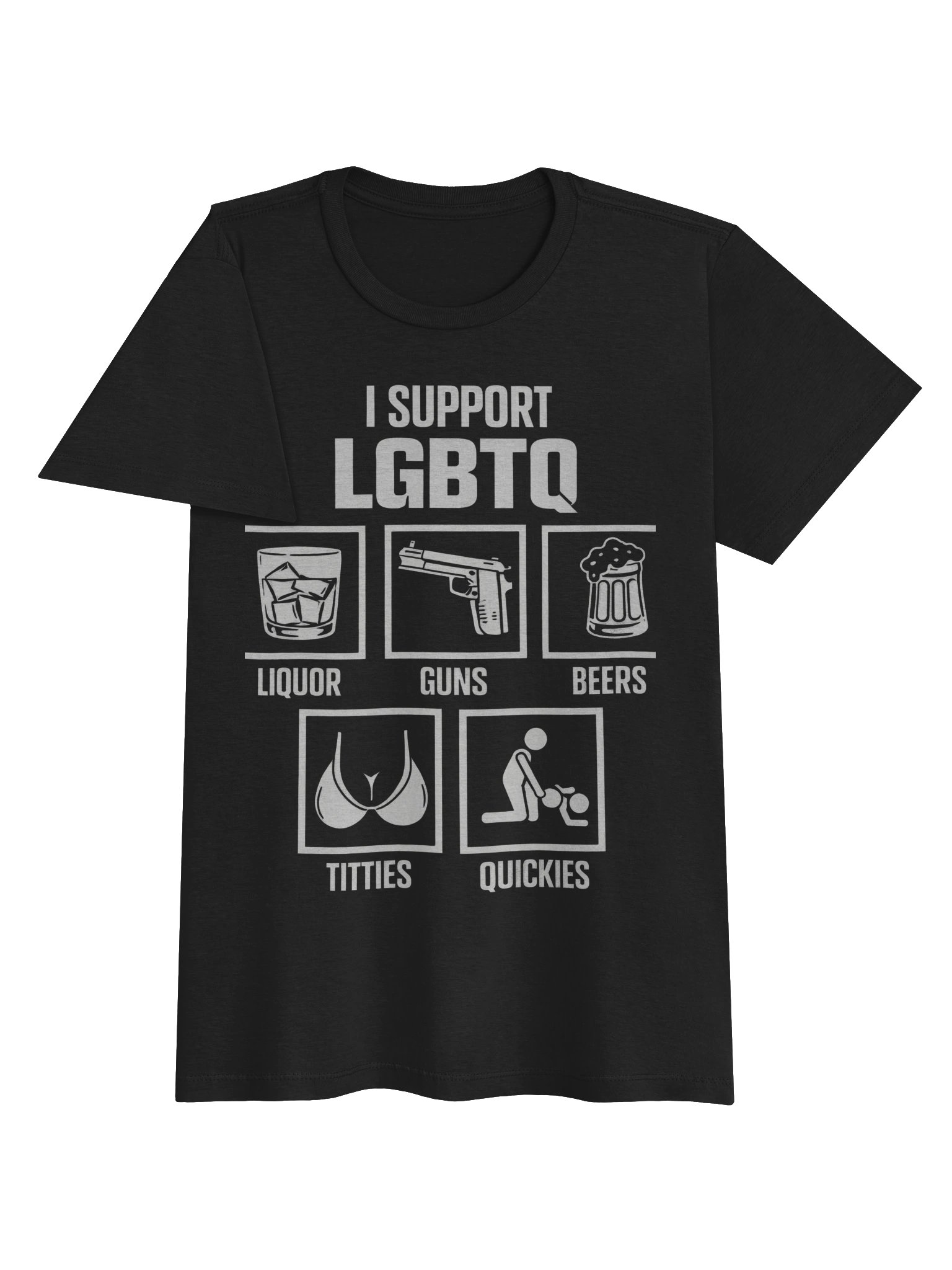 LGBTQ Humor Illustrated T-Shirt product image (3)
