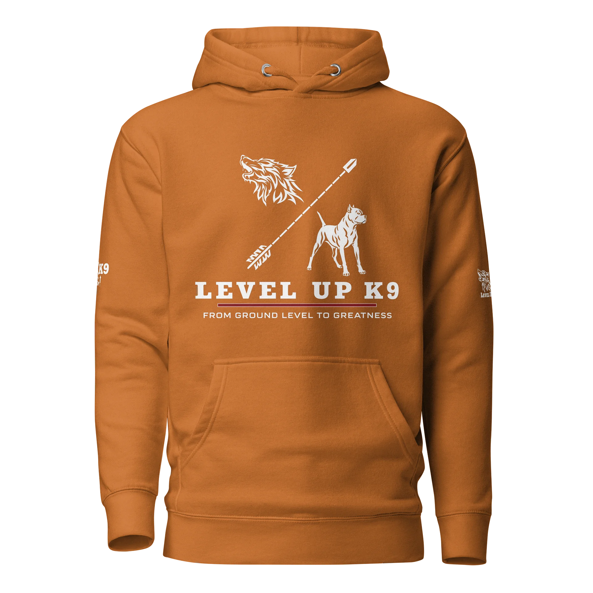 Level-UP K9 Standard Hoodie ( Amber Brown ) product image (1)