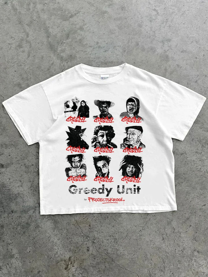 GREEDY UNIT Graphic T-Shirt product image (1)