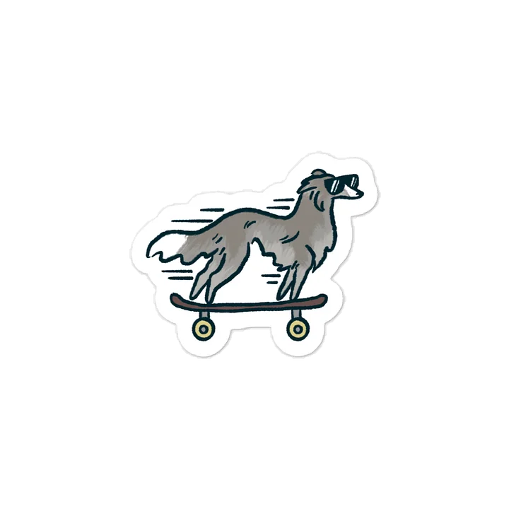 Fast Dog Sticker - Chinchilla product image (1)
