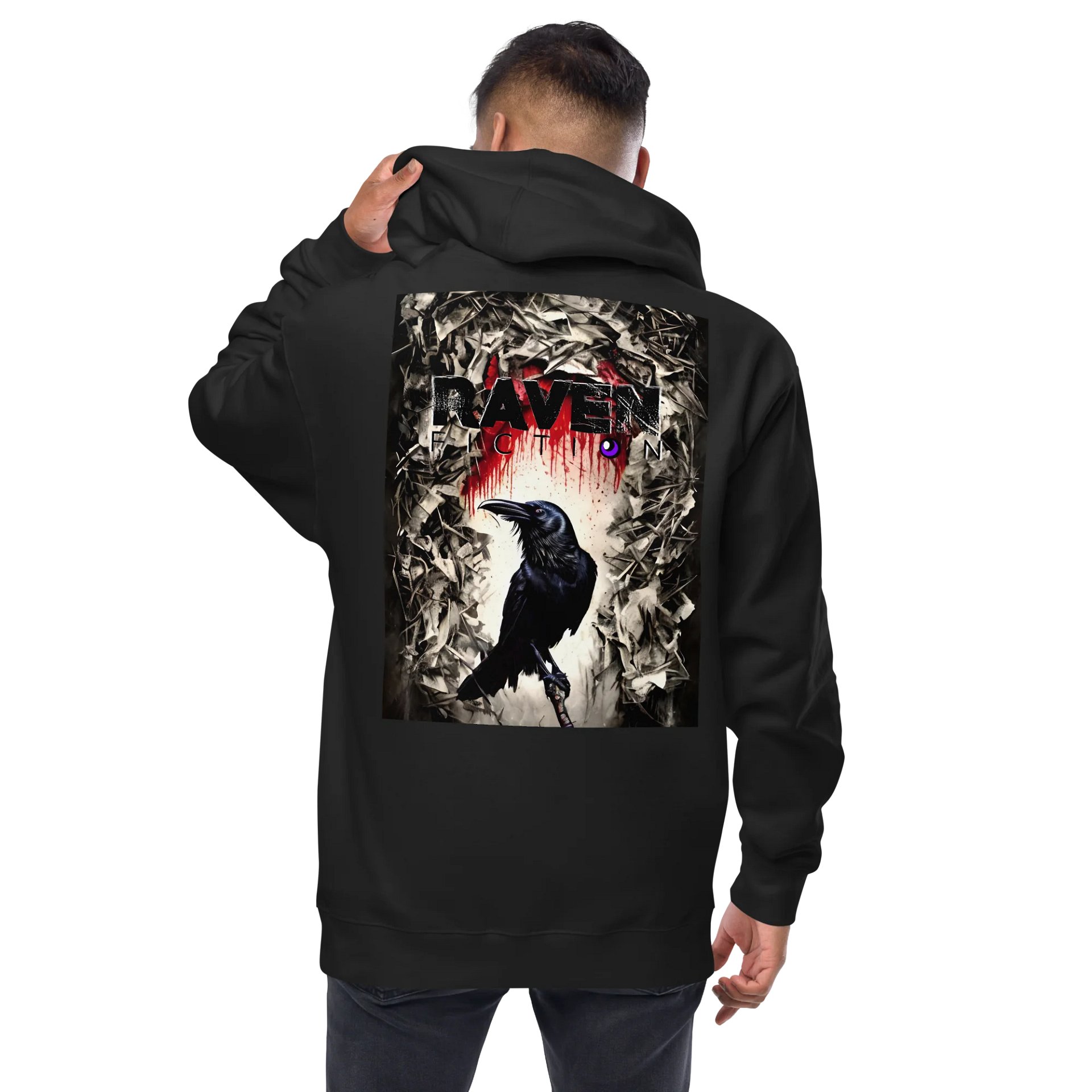 Raven Fiction Independent Trading Co. Fleece Zip Up Hoodie product image (10)