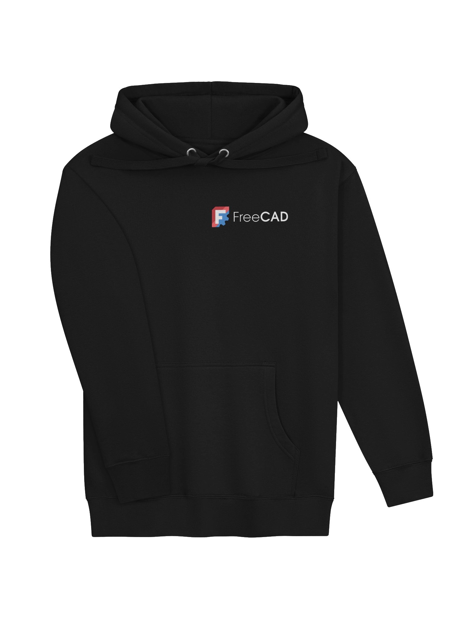 FreeCAD Hoodie - Black product image (3)