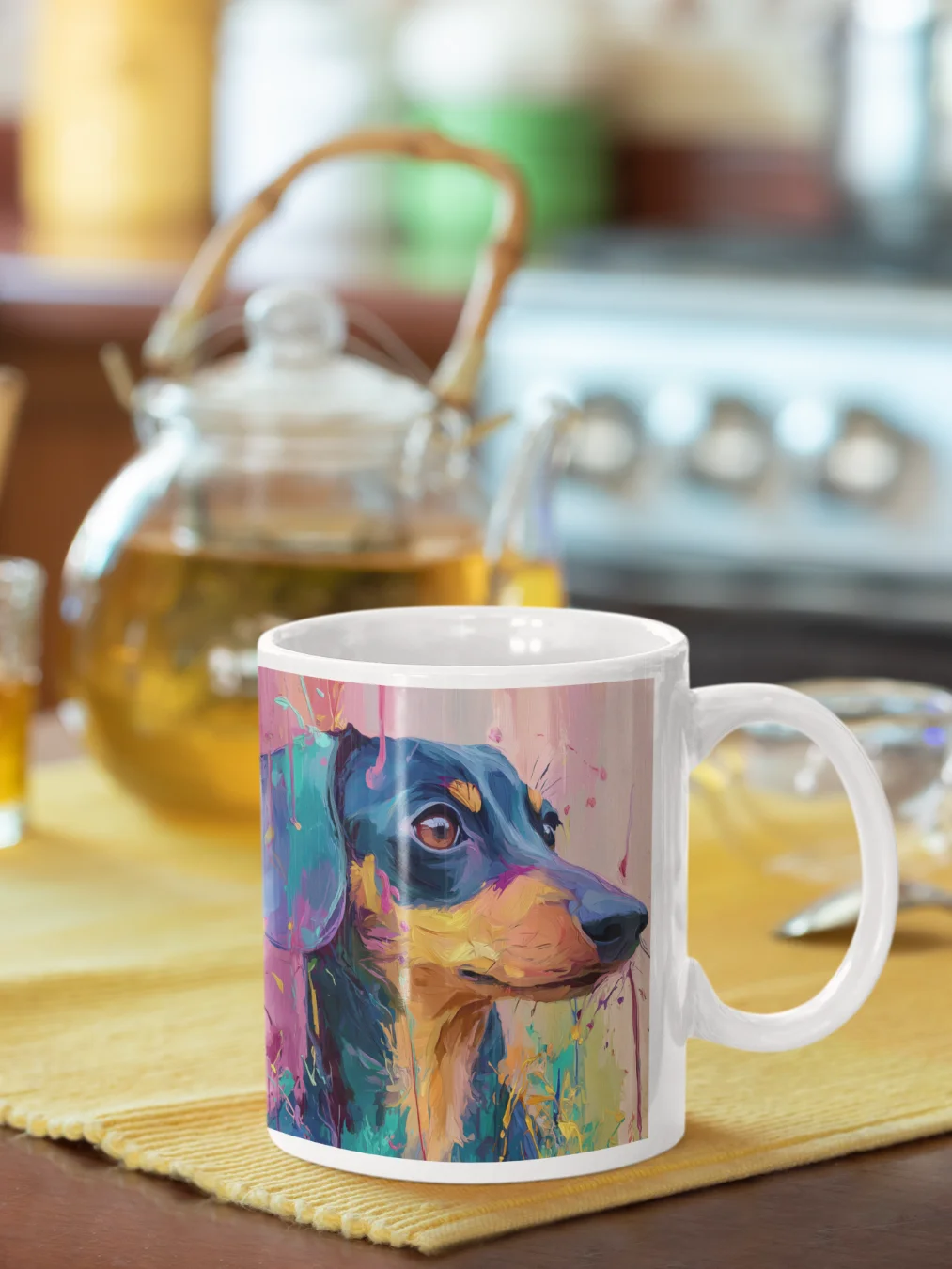 Painterly Dachshund Mug product image (1)