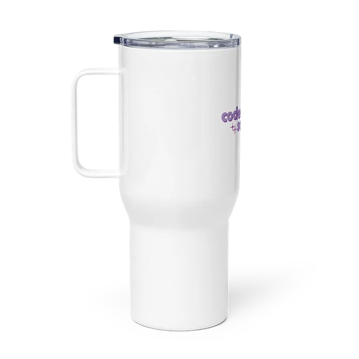 Codenamesam Logo Cup with Lid and Handle (Purple & Pink) product image (2)