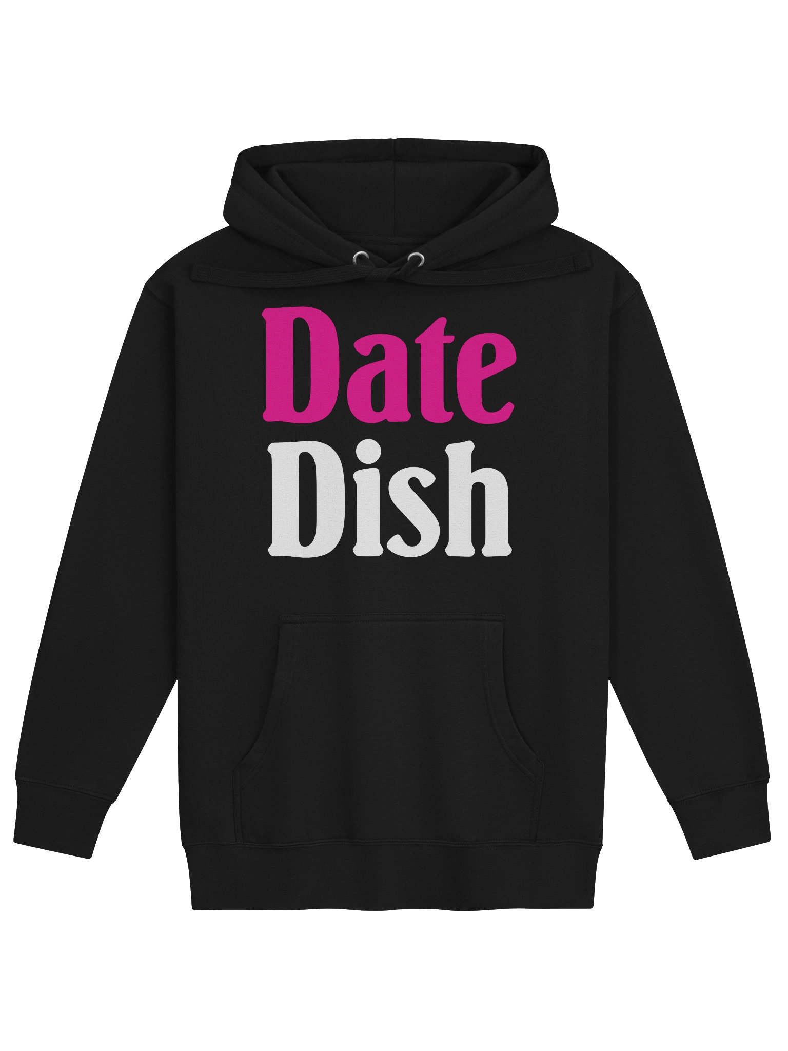 DateDish Stacked Hoodie - Black product image (1)