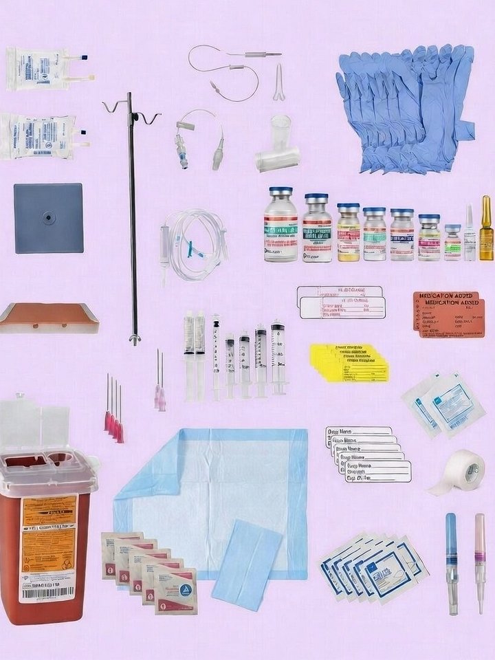 IV Medication Administration Practice Kit product image (1)