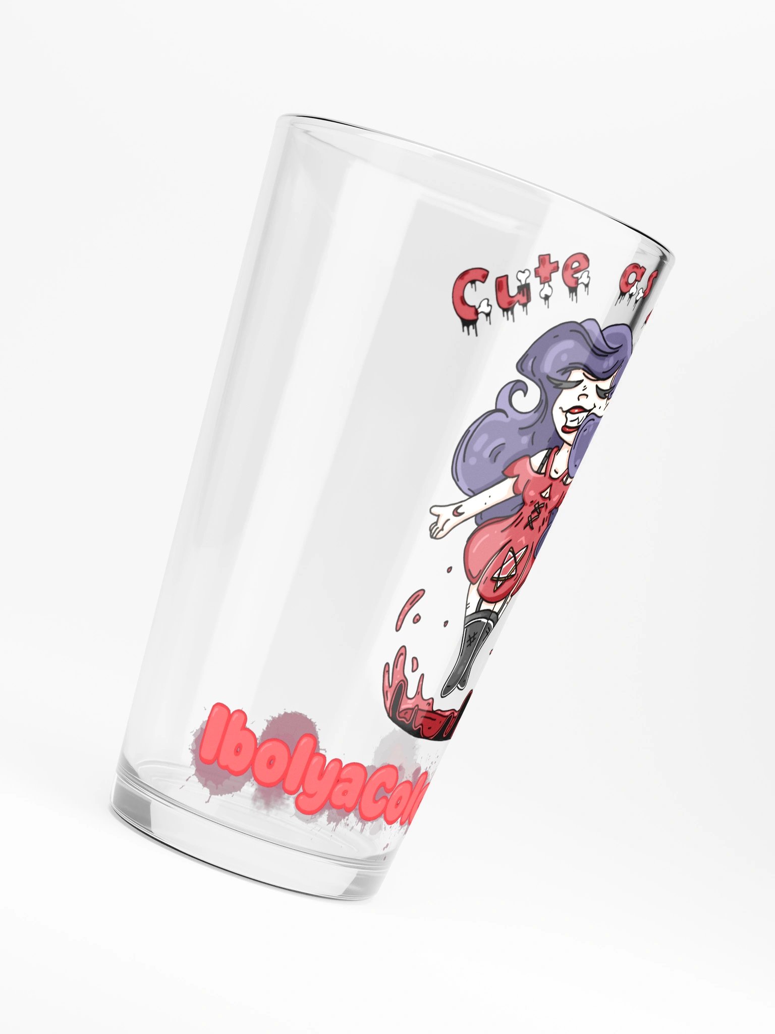 Cute As Hell Glass product image (6)
