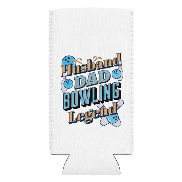 Husband Dad Bowling Legend Can Cooler product image (2)