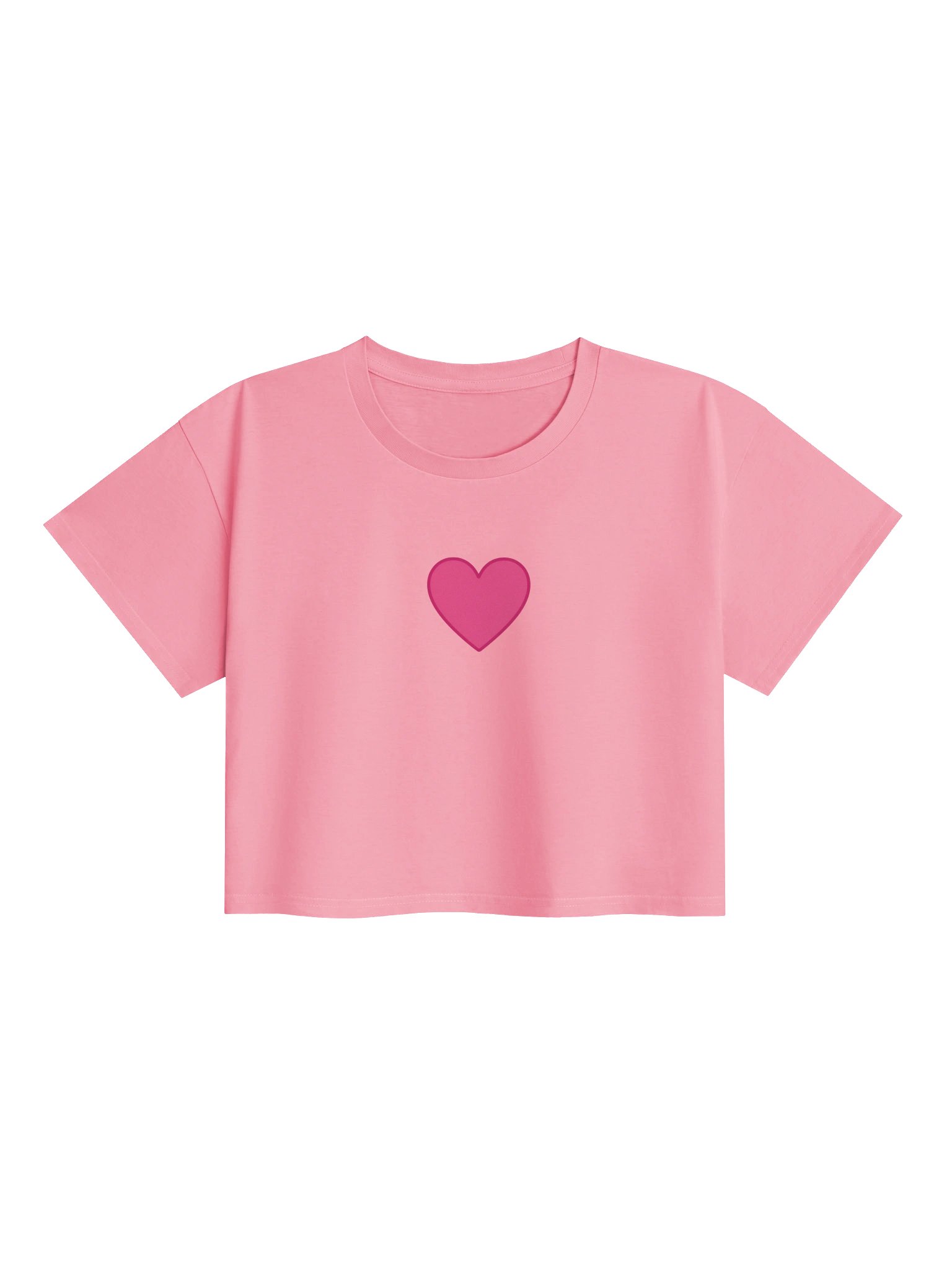 Royal Sea Princess Pink Heart Crop Top product image (1)
