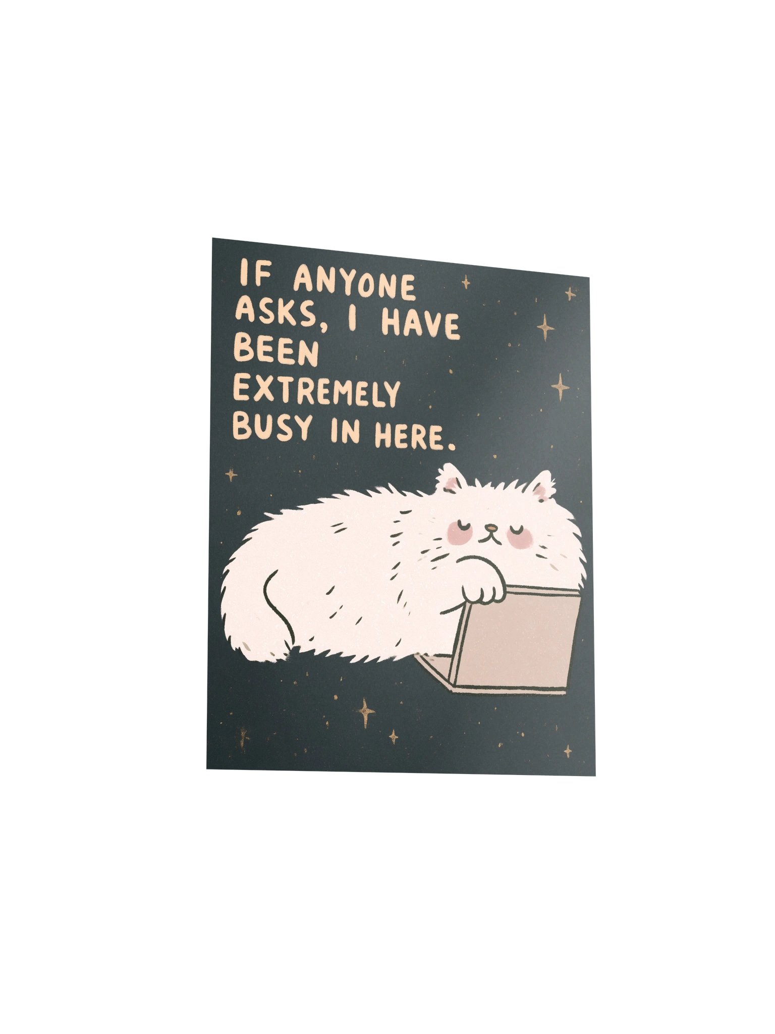 Busy in Here Cat Humor Poster product image (14)