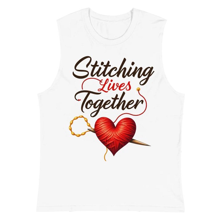 Heartfelt Stitch Muscle Tank product image (2)