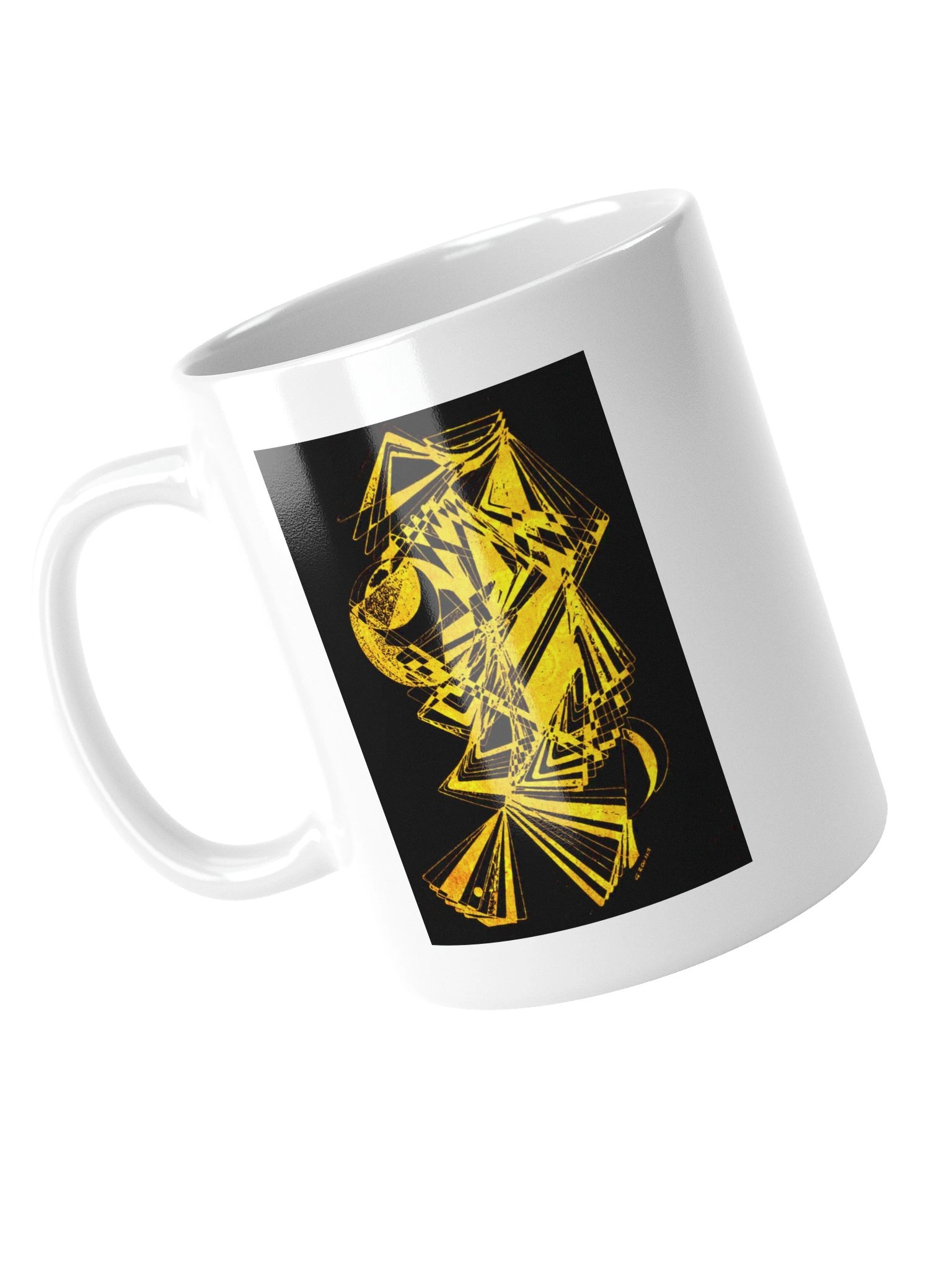 The Samurai 2026 Gold Edition — White Glossy Mug product image (5)
