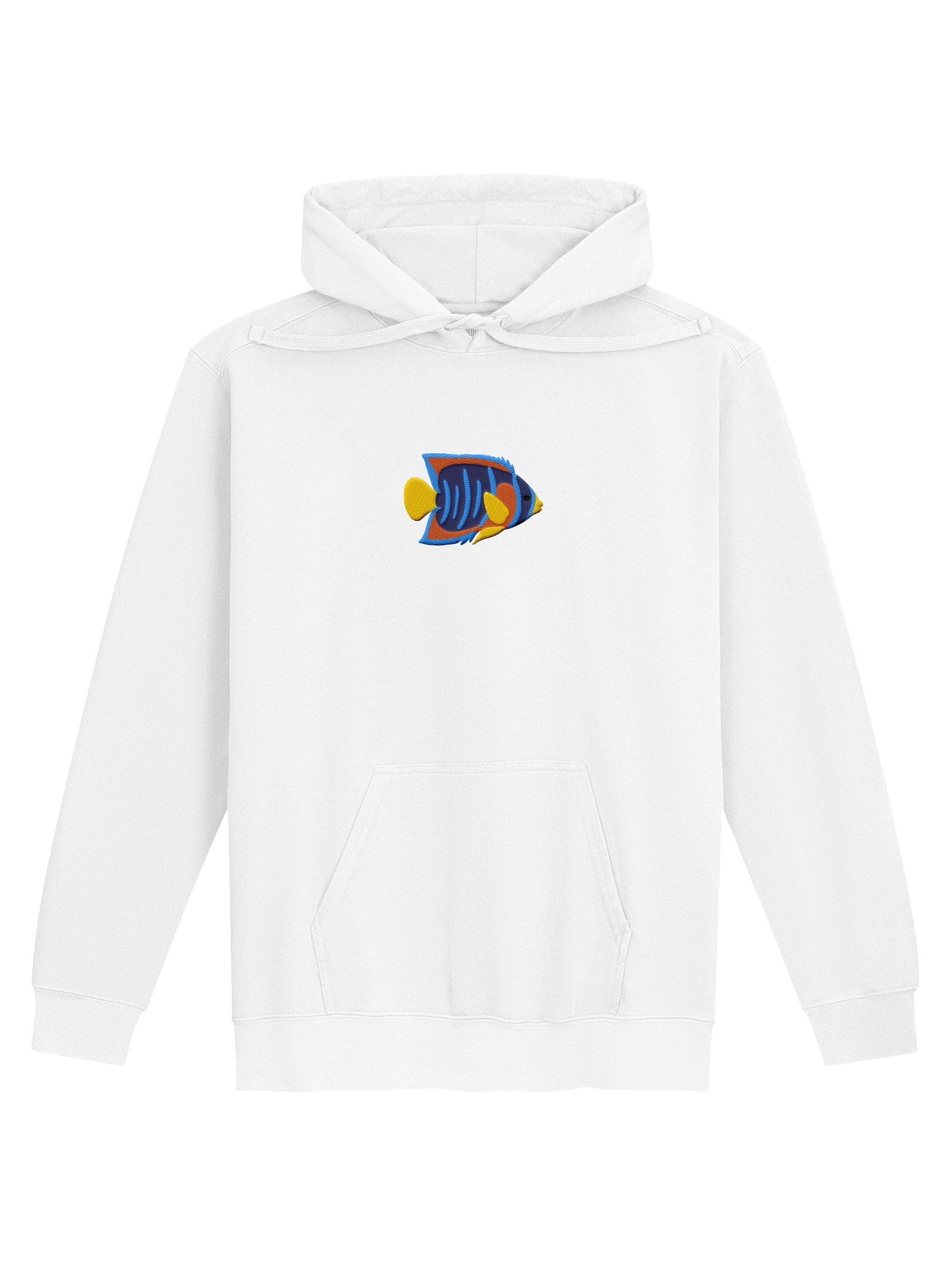 Juvenile Queen Angelfish Embroidered Hoodie | Saltwater Reef Aquarium & Ocean Lover Apparel product image (17)