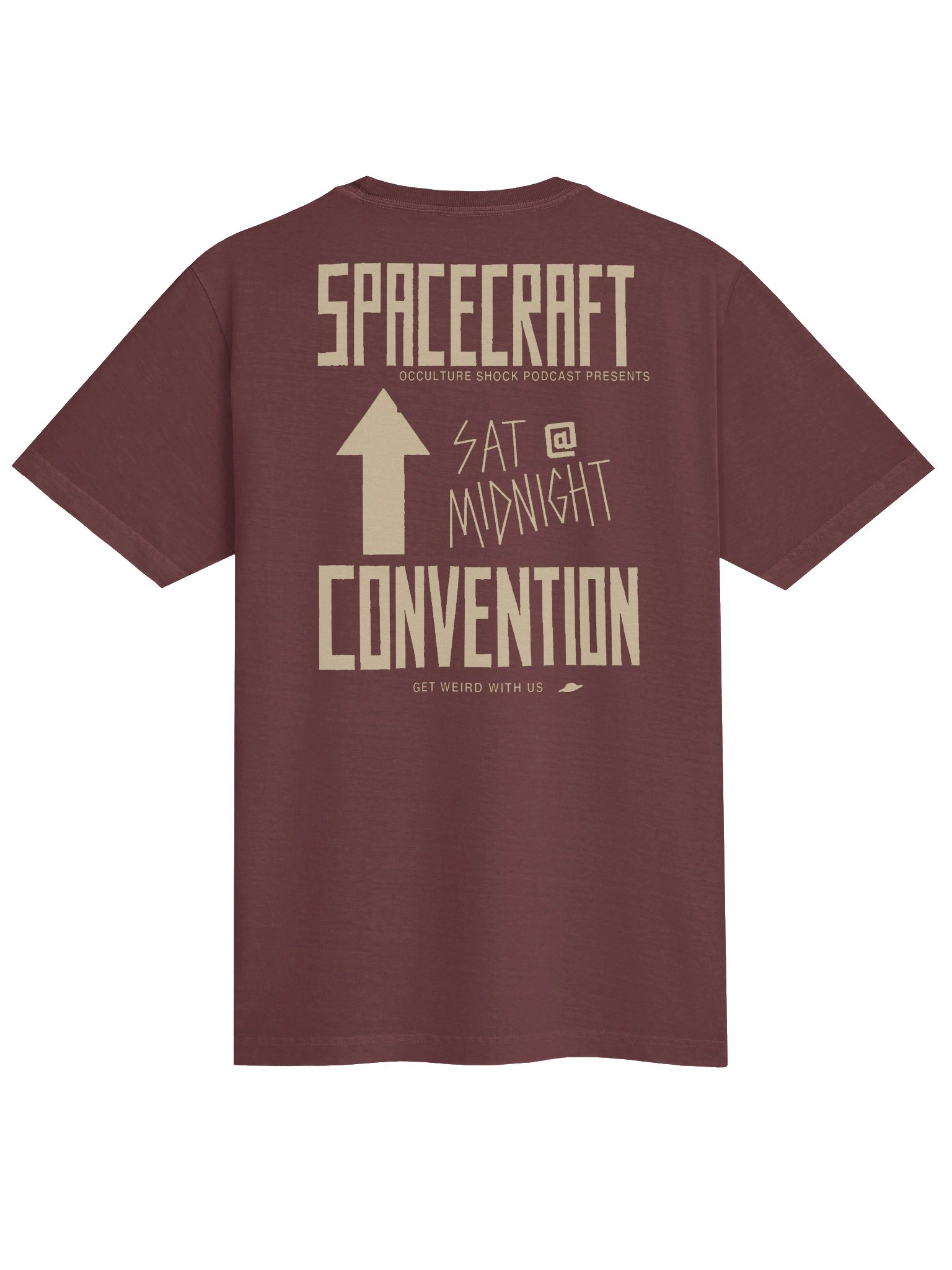 Spacecraft Convention Tee - Oxide Red & Antique Parchment product image (3)