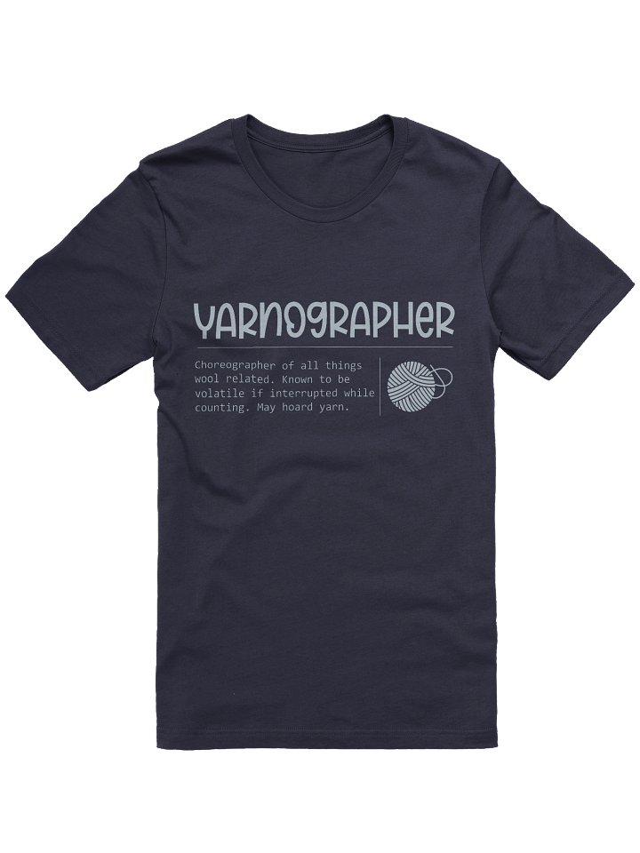 Yarnographer Definition T‑Shirt product image (37)