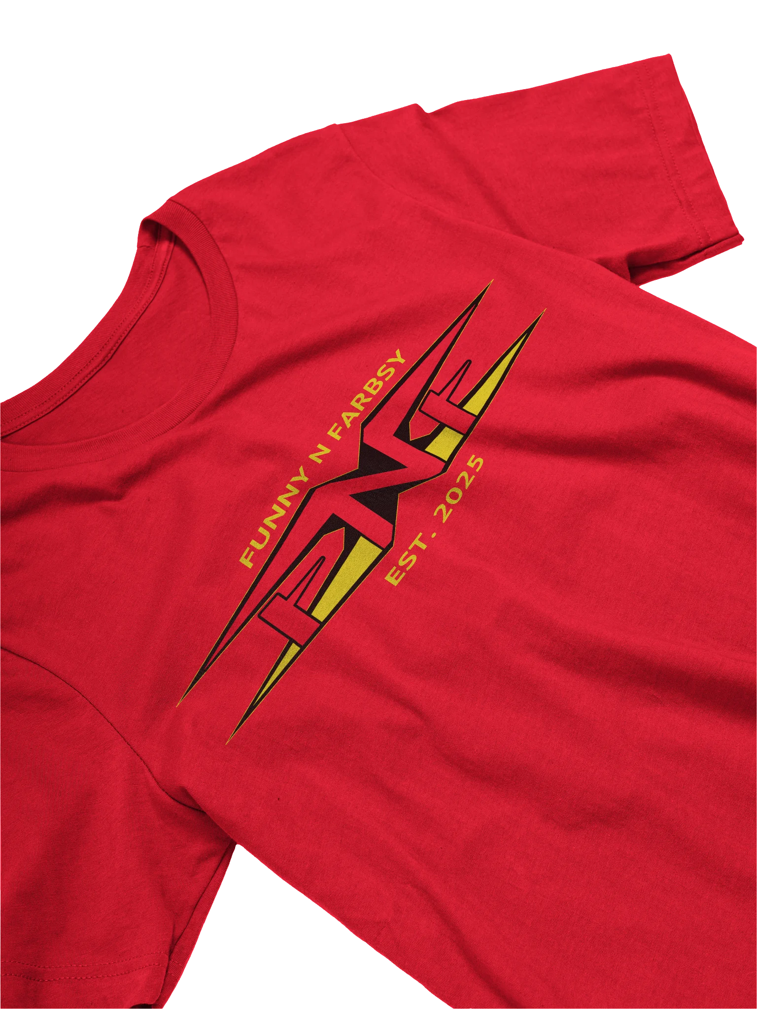 FunnyNFarbsy Impactful Challengers Wrestling Shirt (Red) product image (7)