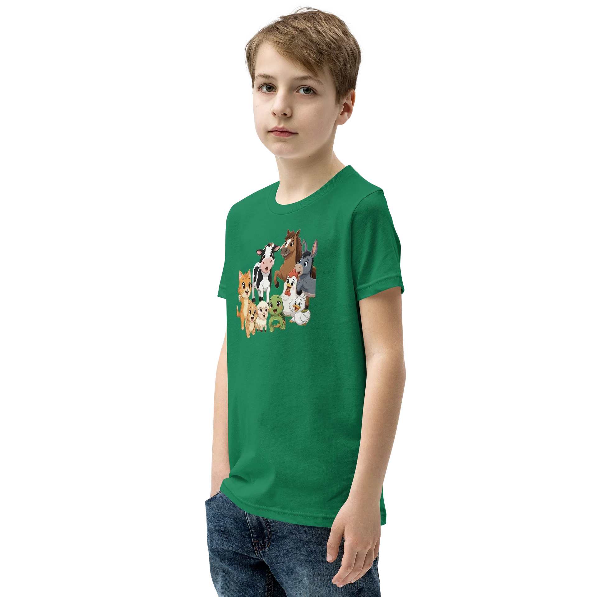 Cute Farm Friends Youth Tee product image (3)