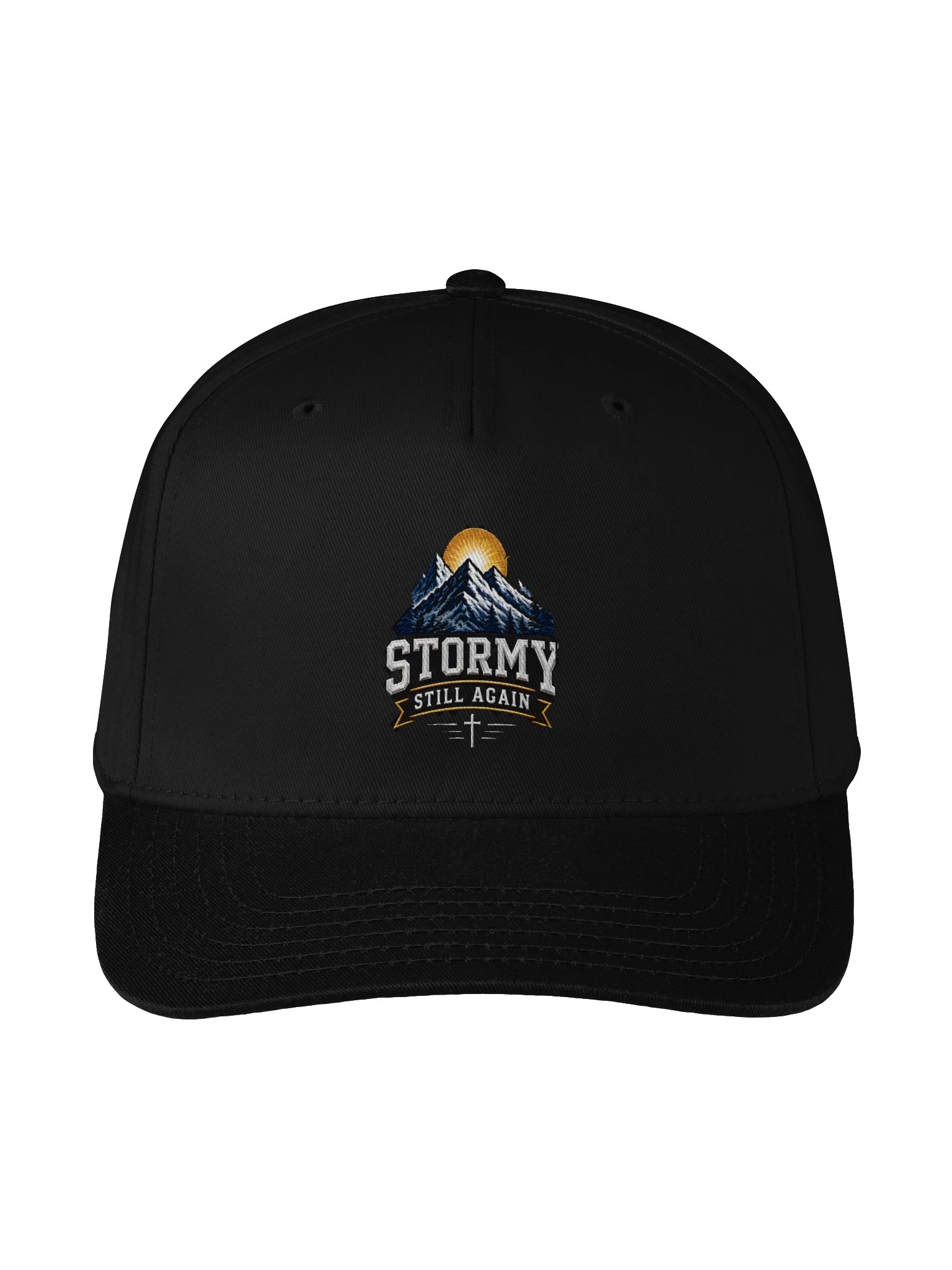 Stormy Still Again Mountain Logo Cap product image (1)