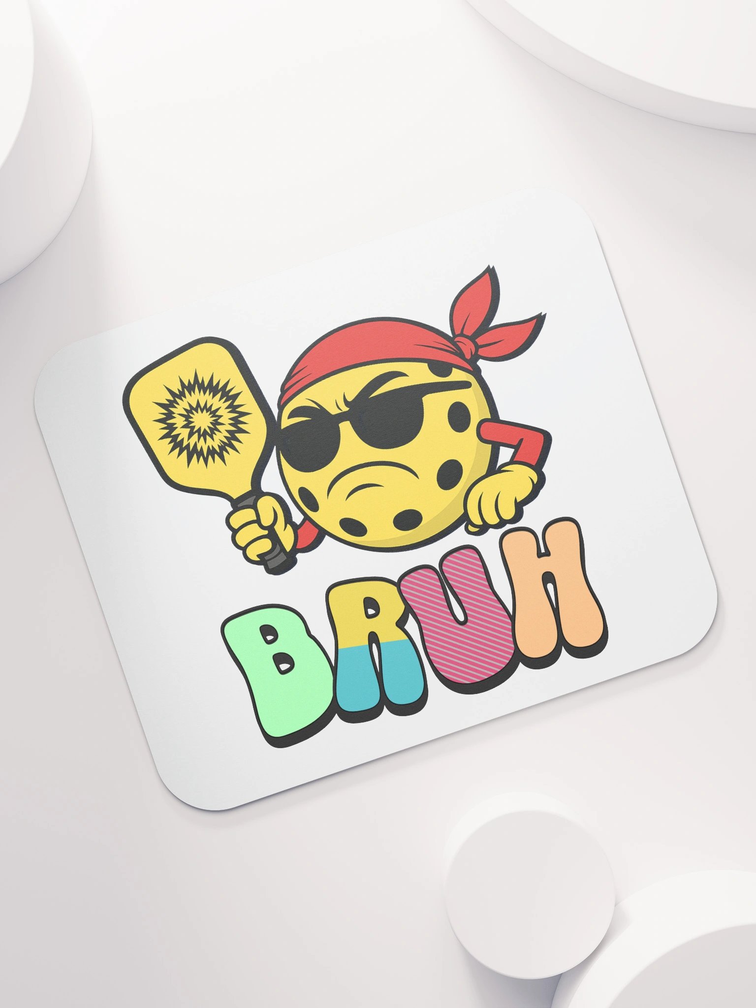 Bruh Pickleball Warrior Mouse Pad product image (5)