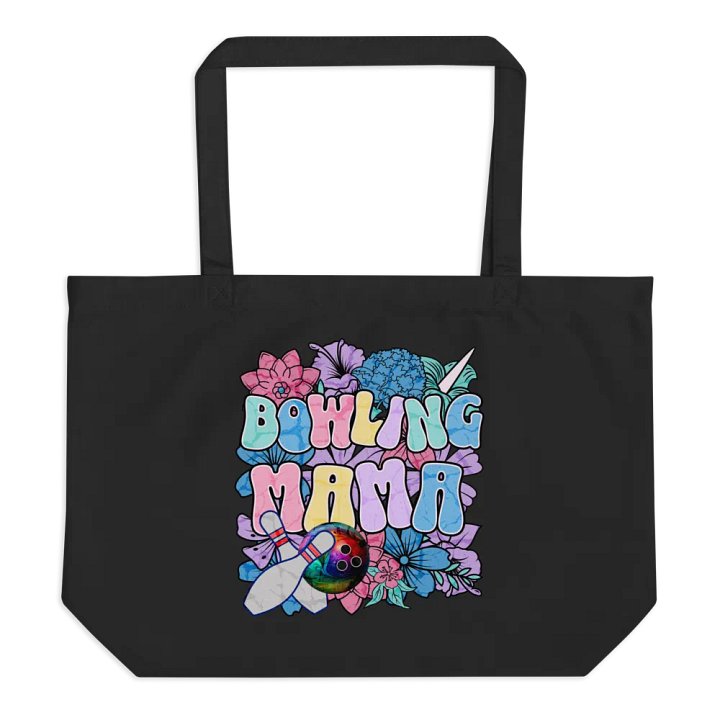 Bowling Mama Floral Tote Bag product image (1)