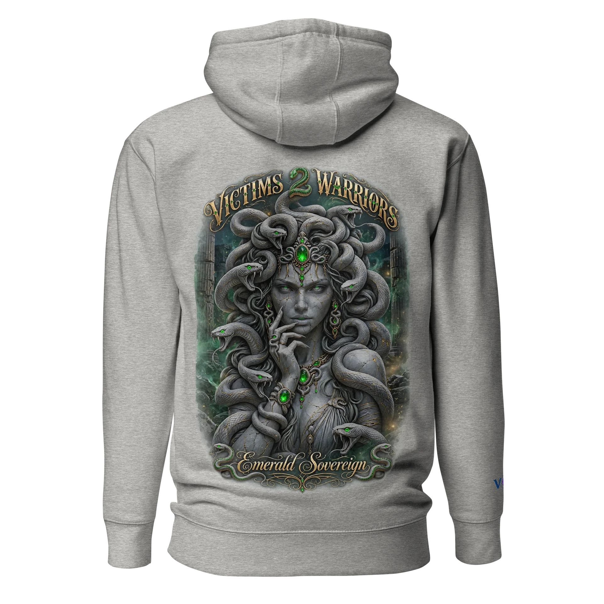 V2W -Emerald Sovereign- The Medusa Stoned Signature Hoodie product image (4)