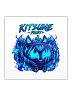 Kitsune Fruit Sticker 3x3" Blox Fruits Gamer Gift For Kids