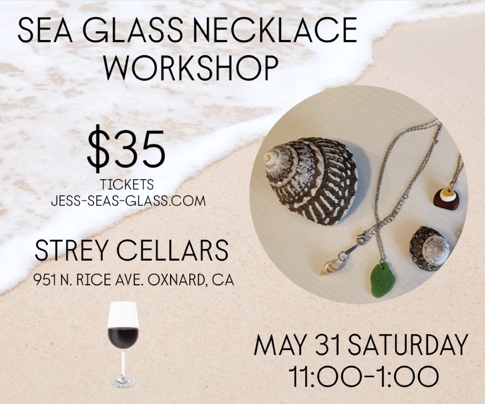 sea glass necklace workshop product image (1)