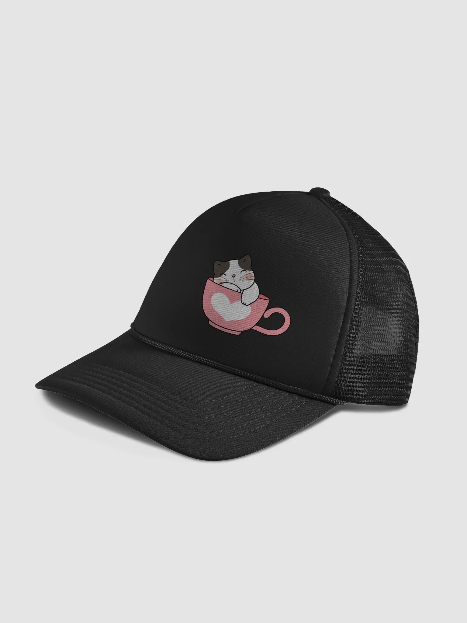 Custom Sleepy Cat Cap – Cozy Vibes, Cute Style product image (4)