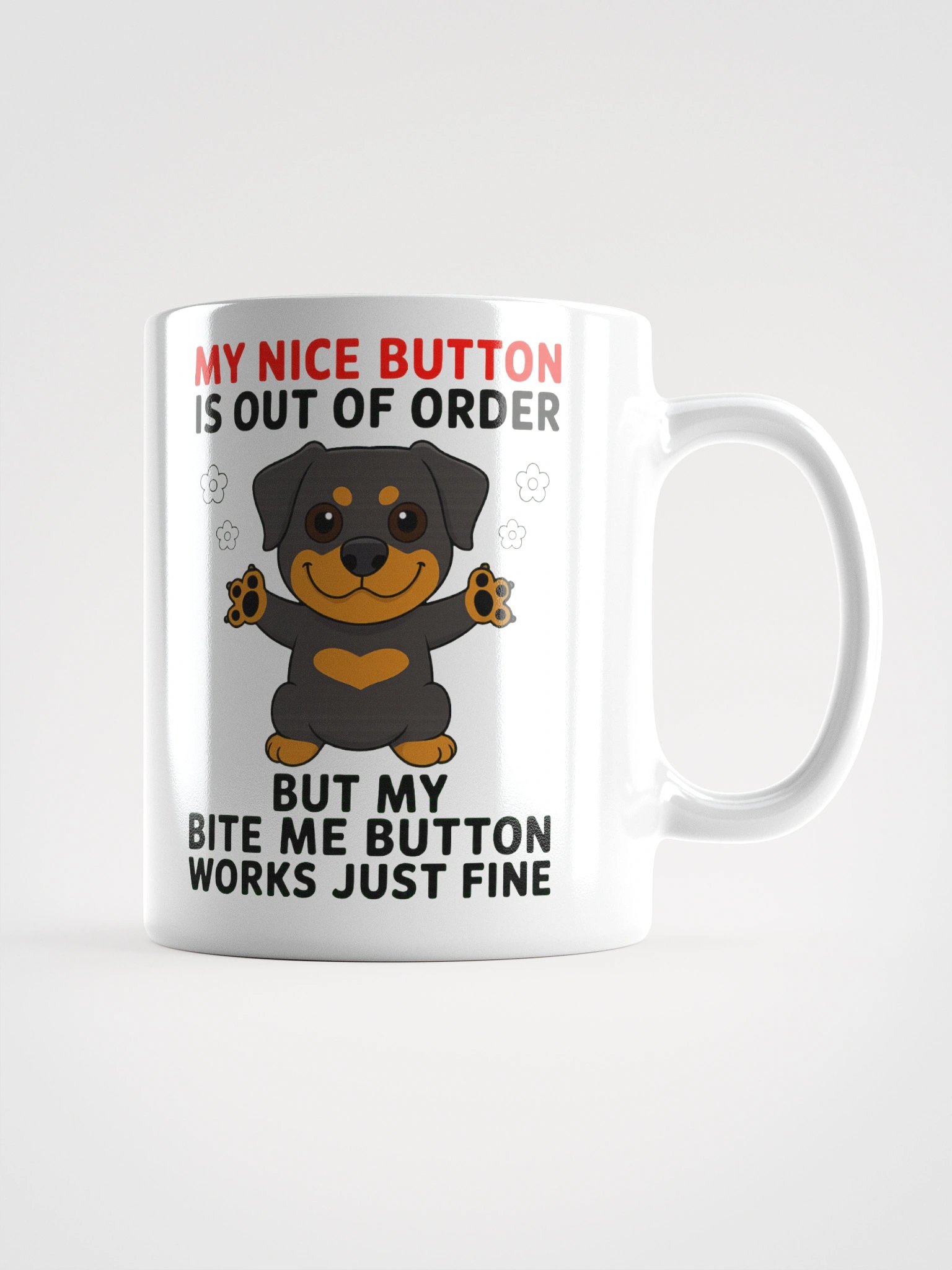 Rottweiler - Pawsitive Vibes Mug product image (1)