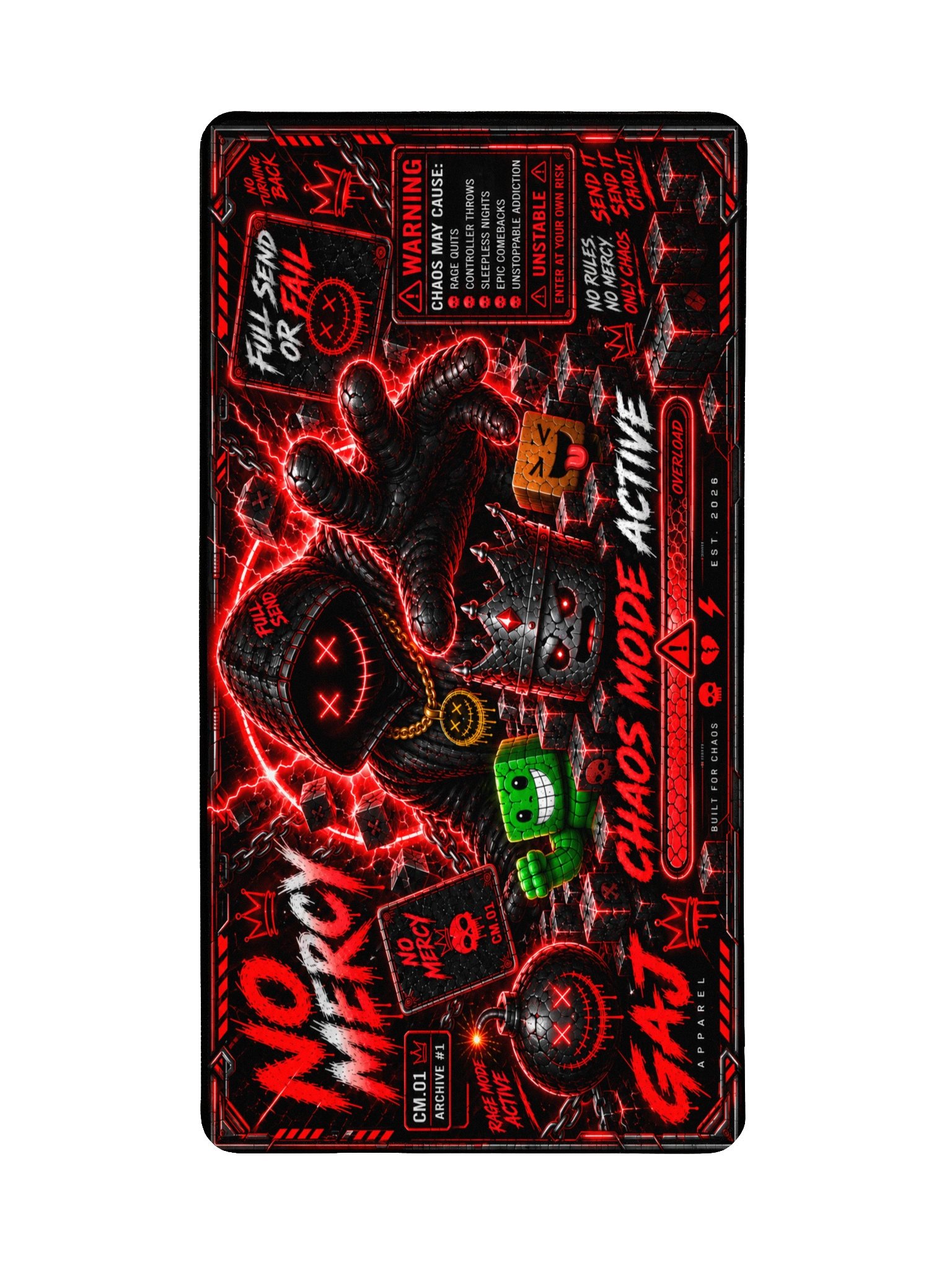 CHAOS MODE - Gaming Desk Mat product image (2)