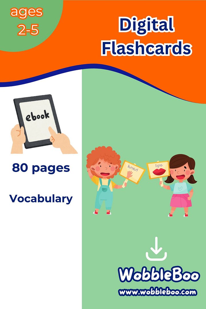 Kids English Vocabulary Flashcards product image (1)