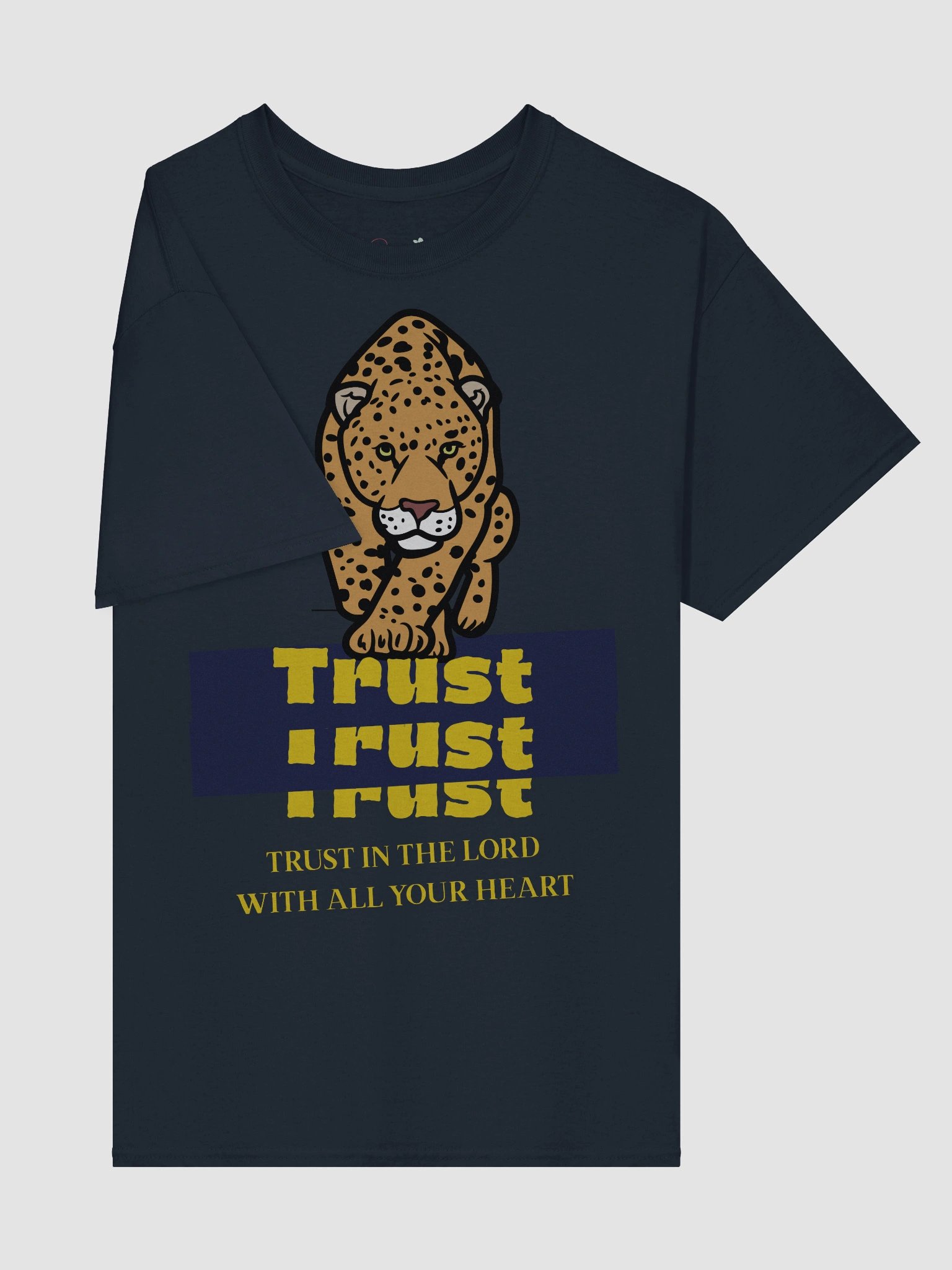 Trust in the Lord Leopard Graphic Tee product image (4)