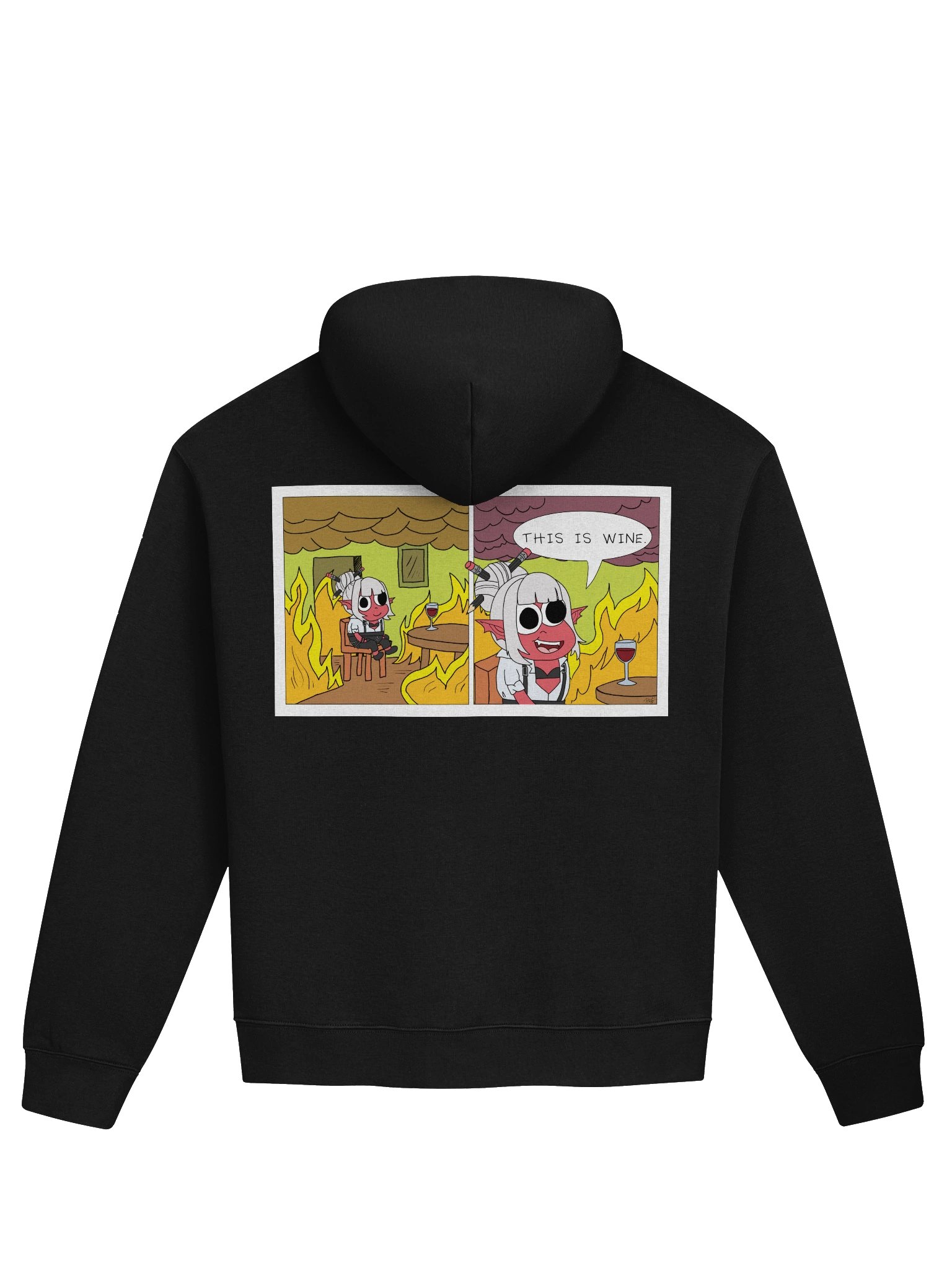 [Meme] This is Wine Hoodie product image (1)