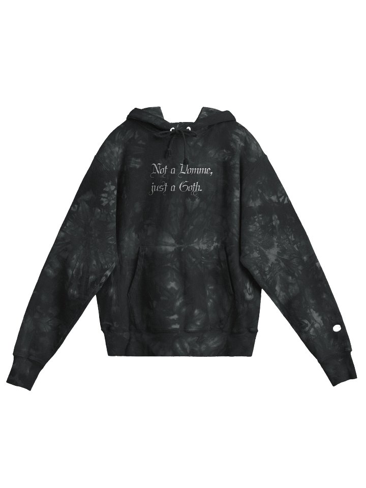 Not a Domme Tie-Dye Embroidered Hoodie product image (1)