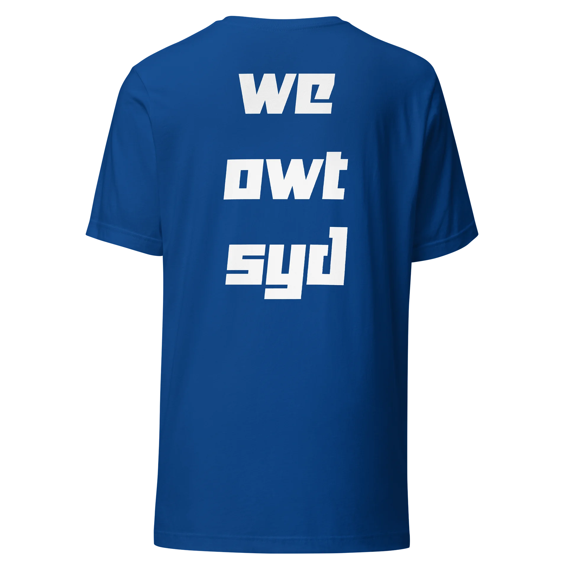 WeOwtsyd Premium T-Shirt - Chest Logo - Royal Blue product image (4)