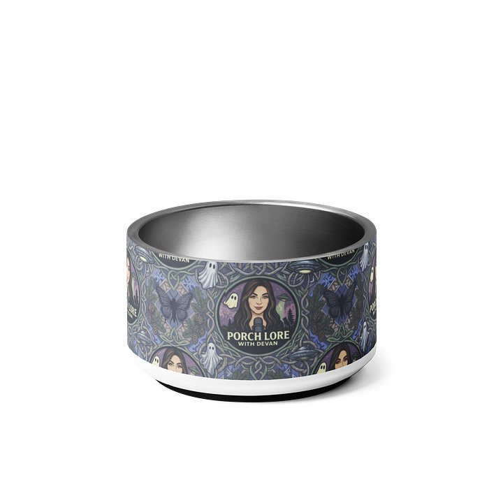 PORCH LORE DEVAN PERIWINKLE MOTH PET BOWL product image (1)