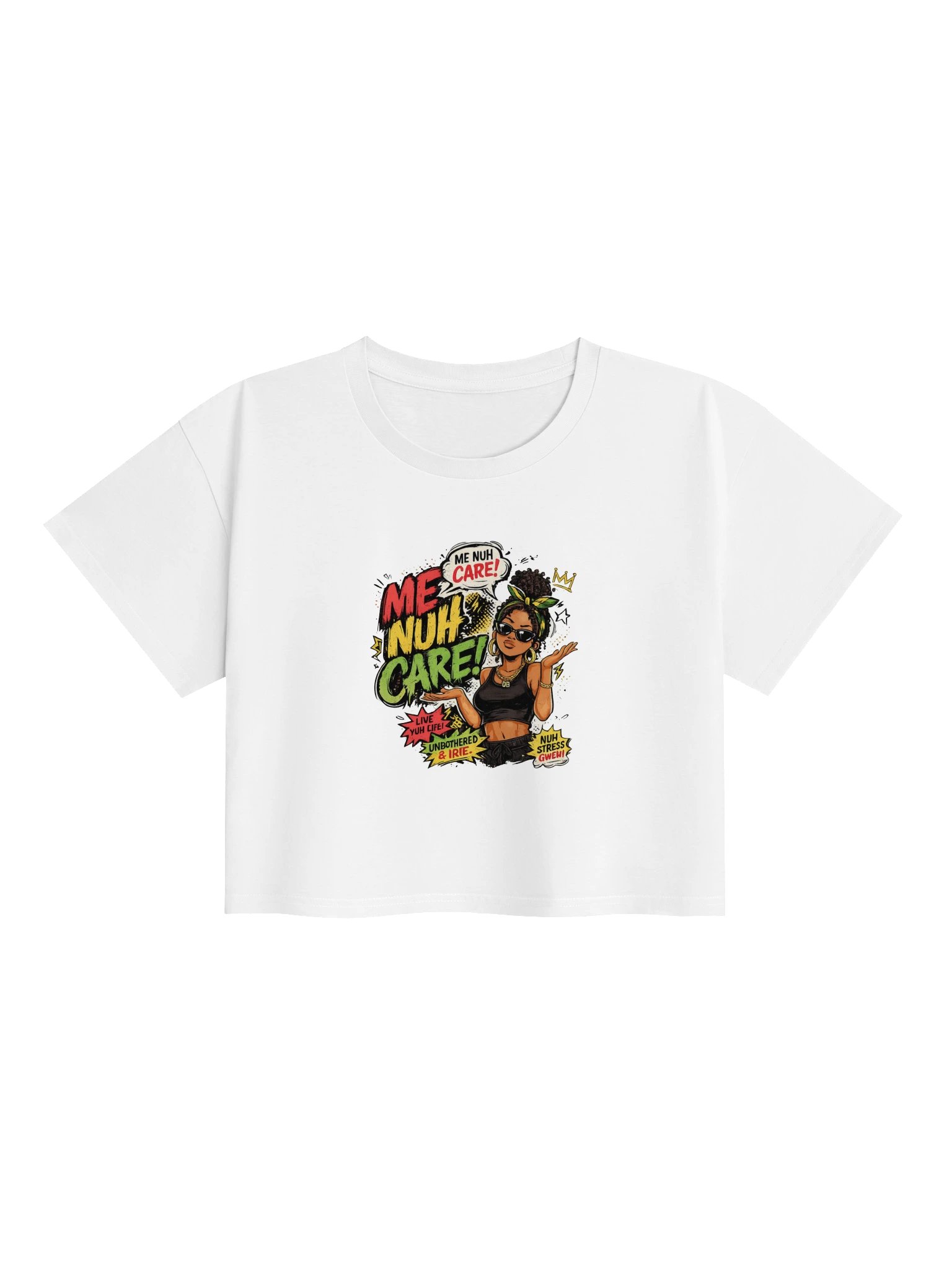 Me Nuh Care! Crop Top product image (1)