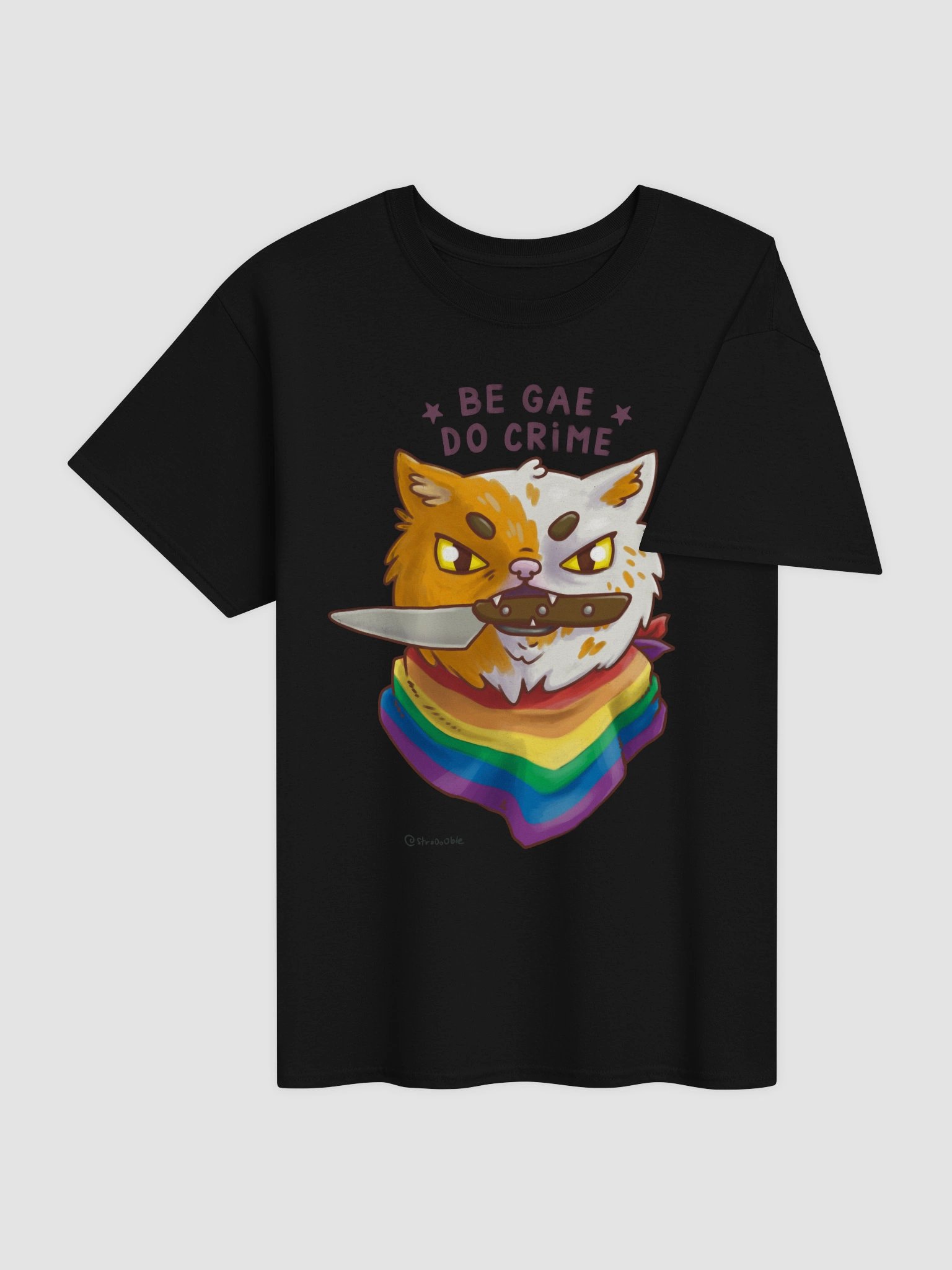 t-shirt : be gae do crime product image (3)