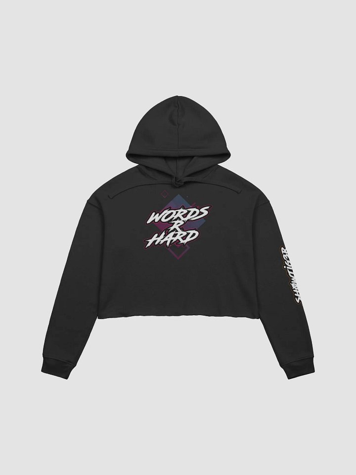 Words R Hard - Women's Crop Hoodie product image (2)