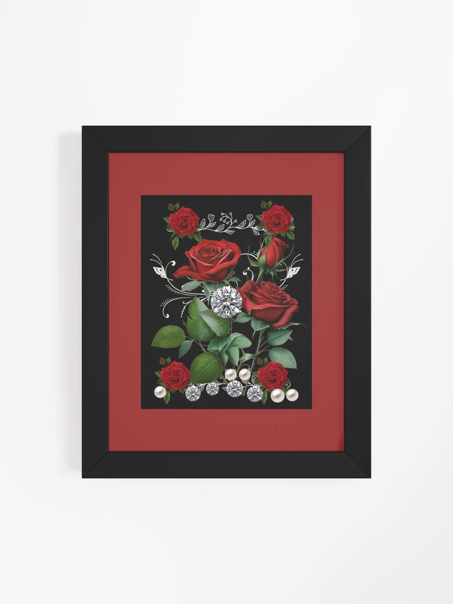 Ethereal Rose Garden Framed Poster product image (4)