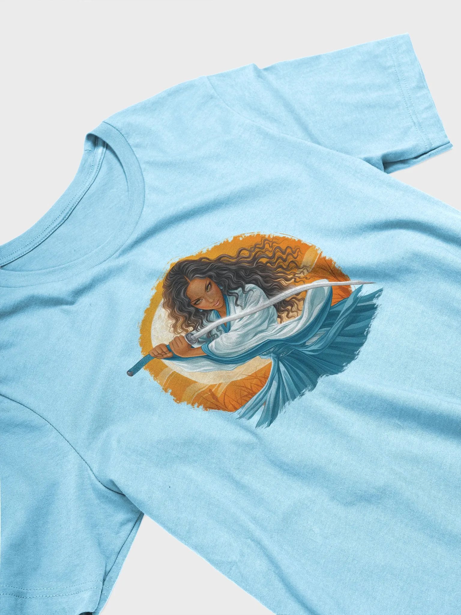 Samurai Woman Warrior T-shirt product image (3)