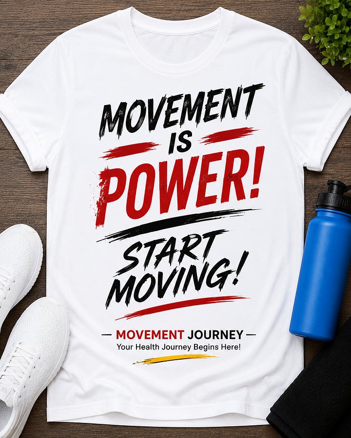 White Movement is Power TShirt! product image (2)