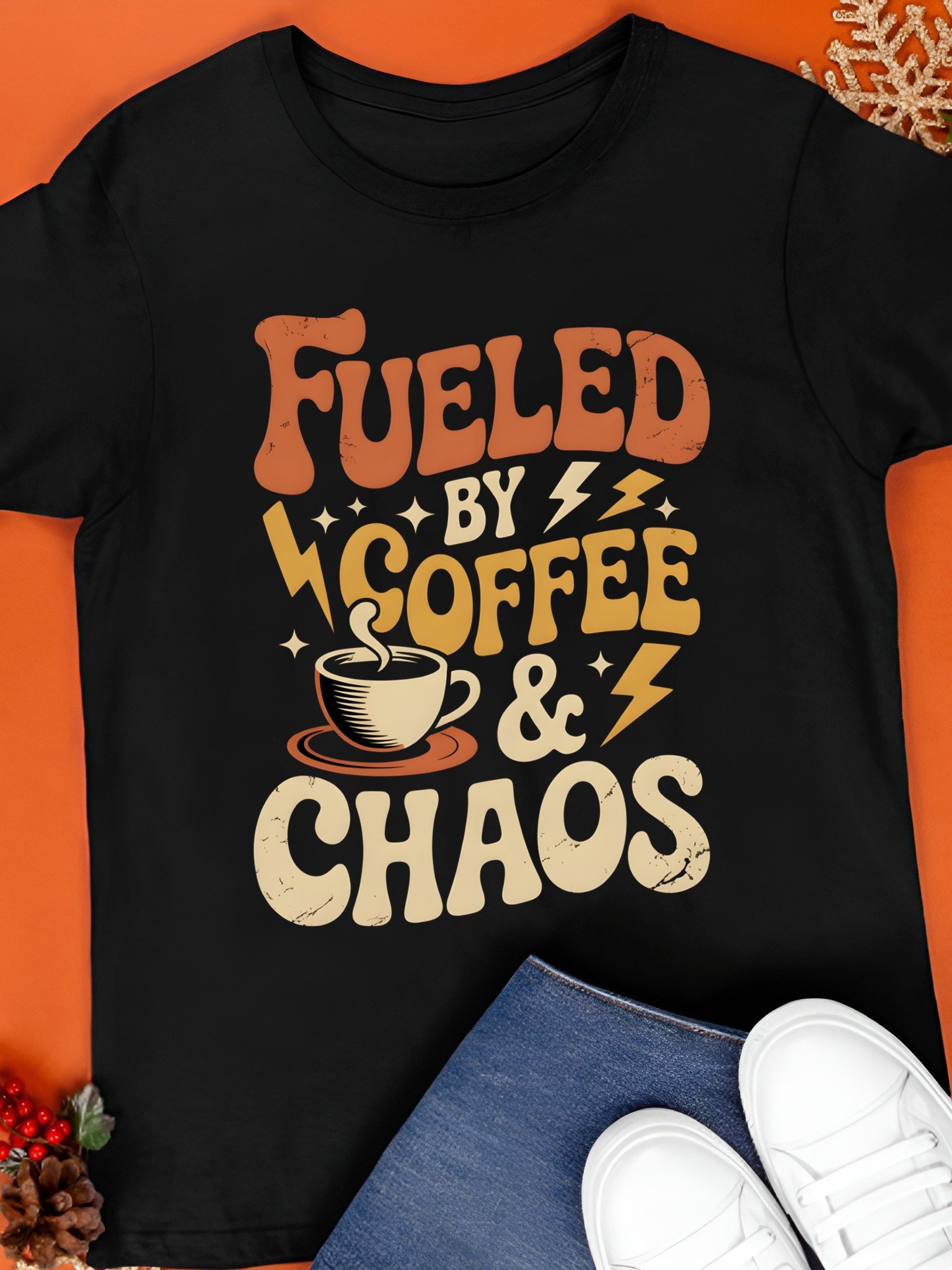 Fueled By Coffee And Chaos Shirt product image (1)