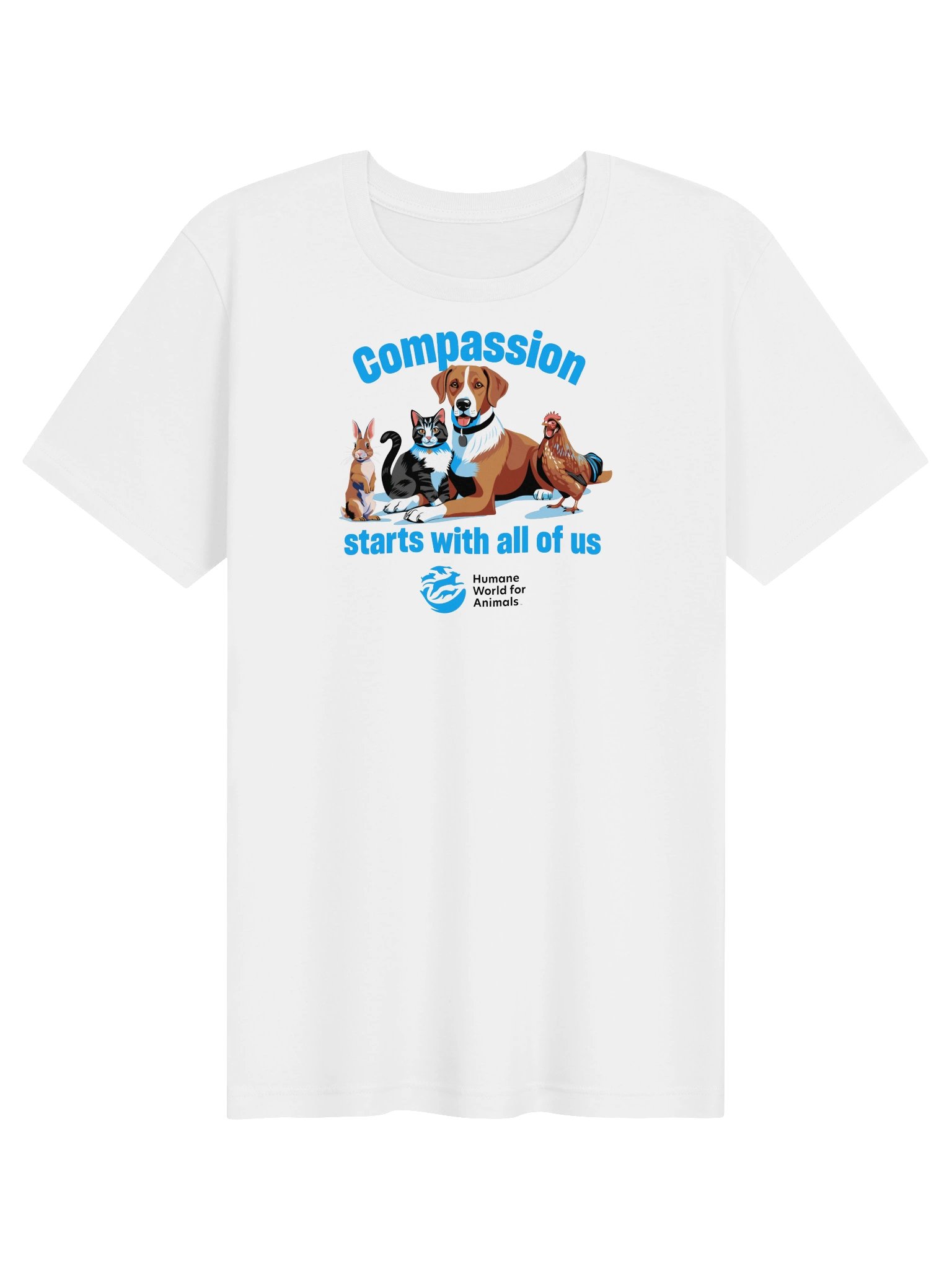 Compassion starts with all of us - T-shirt product image (1)