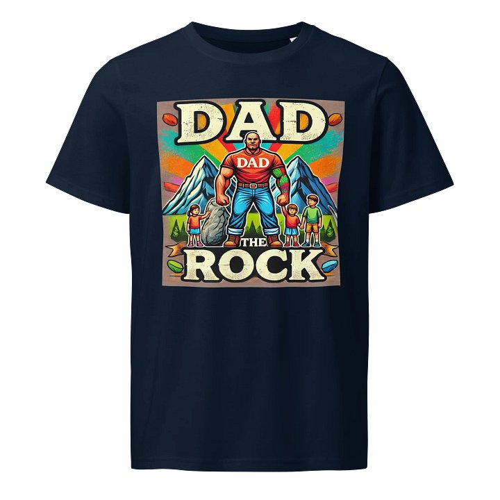Dad The Rock - Mountain Family Men's Organic T-Shirt product image (1)